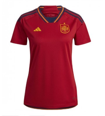 Spanien Replika Hjemmebanetrøje Dame VM 2022 Kortærmet
